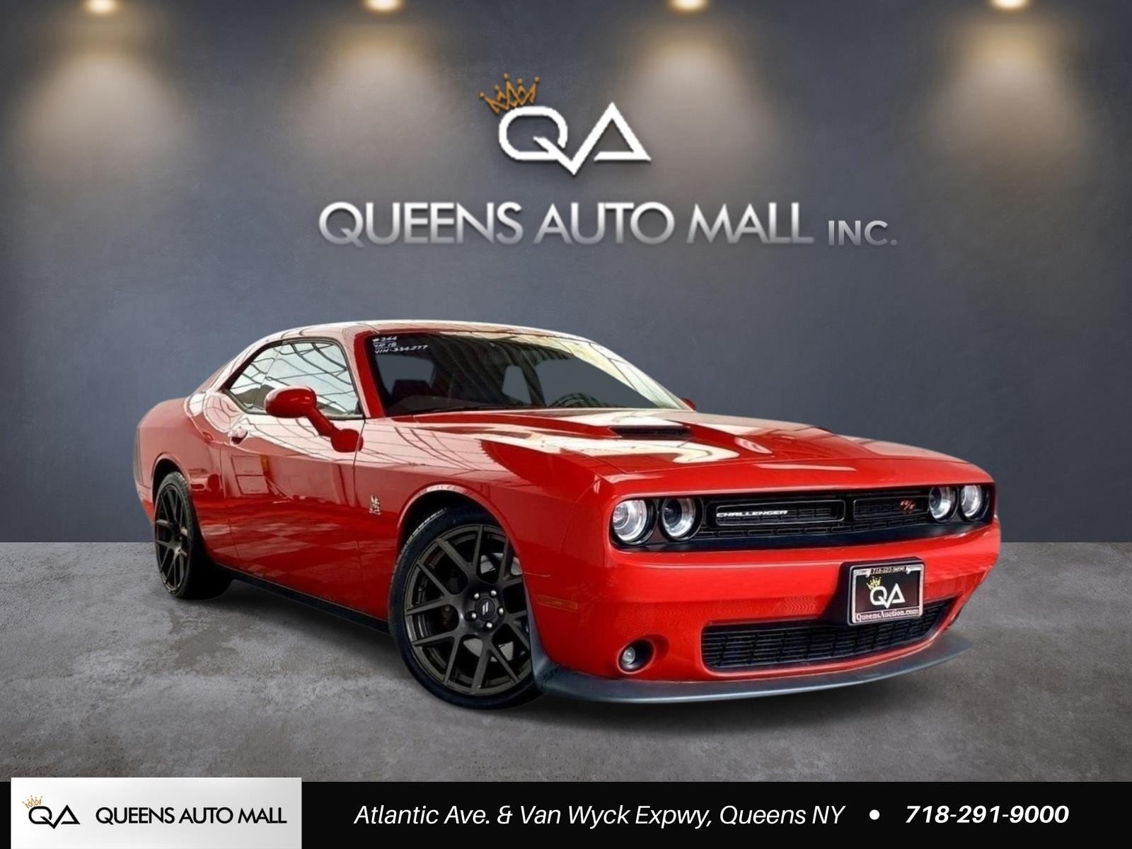 Used 2018 Dodge Challenger R/T Scat Pack w/ Leather Interior Group RWD image 1