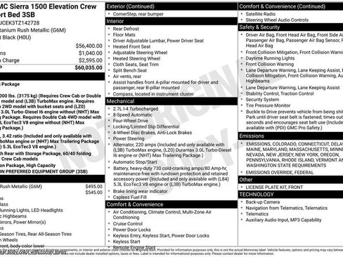 New 2026 GMC Sierra 1500 Elevation image 6