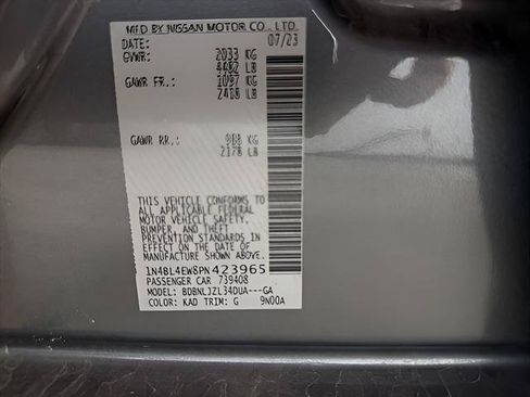 Used 2023 Nissan Altima 2.5 SL AWD/4WD image 27