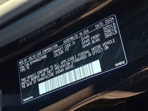 Certified 2024 Volvo S60 B5 Ultimate image 27