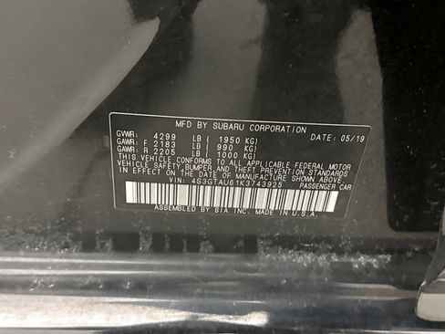 Used 2019 Subaru Impreza 2.0i Limited image 11