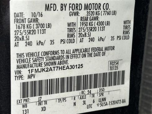 Used 2017 Ford Expedition EL Limited w/ Equipment Group 301A image 13