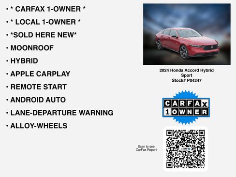 Certified 2024 Honda Accord Sport image 7