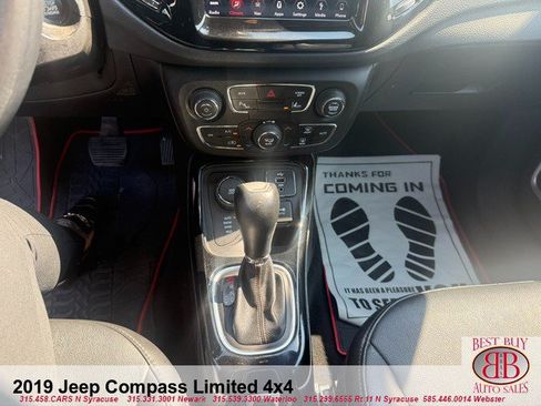 Used 2019 Jeep Compass Limited w/ Advanced Safety Group AWD/4WD image 21