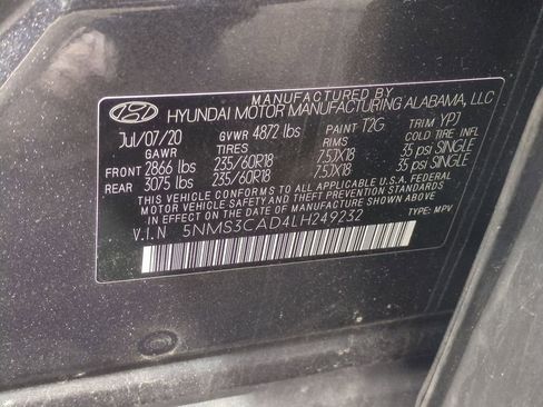 Used 2020 Hyundai Santa Fe SEL w/ Convenience Package AWD/4WD image 29