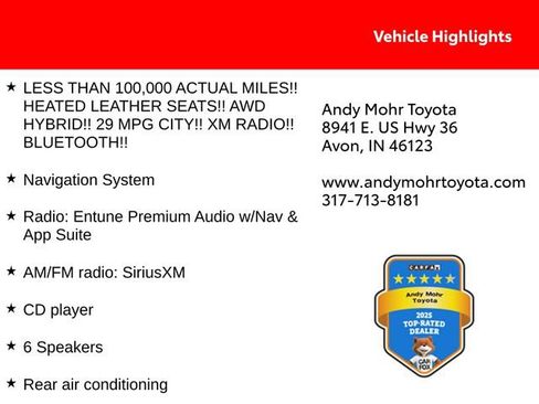 Used 2017 Toyota Highlander XLE AWD/4WD image 2