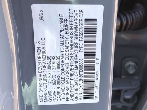 New 2026 Honda Civic Sport image 18