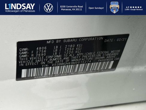 Used 2021 Subaru Legacy Limited XT w/ Popular Package #3 image 25