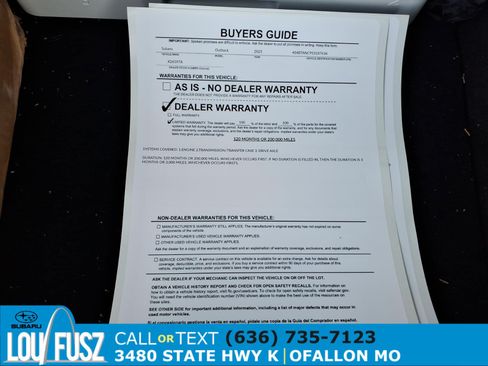 Used 2025 Subaru Outback Limited AWD/4WD image 35
