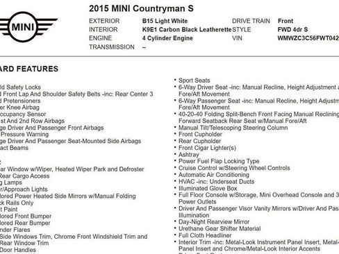 Used 2015 MINI Cooper Countryman S image 17