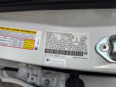 Used 2023 Honda Civic Touring image 22