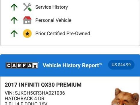 Used 2017 INFINITI QX30 Premium w/ Navigation Package image 4