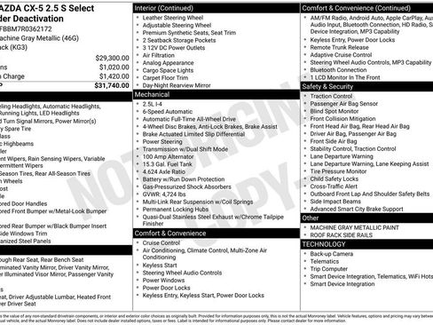 Certified 2024 MAZDA CX-5 AWD 2.5 S w/ Select Package image 5