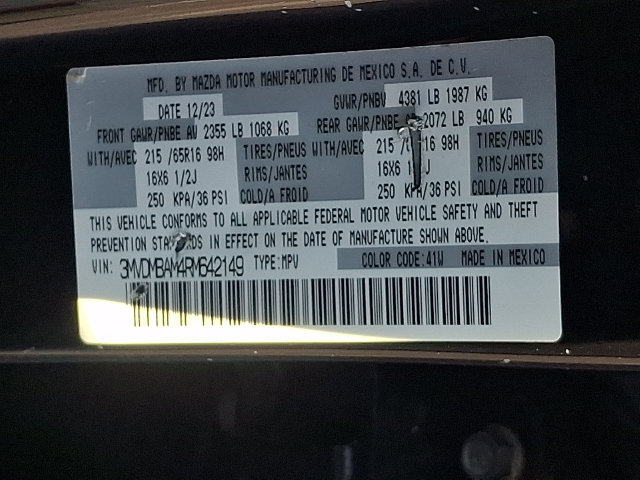 Certified 2024 MAZDA CX-30 AWD 2.5 S image 27