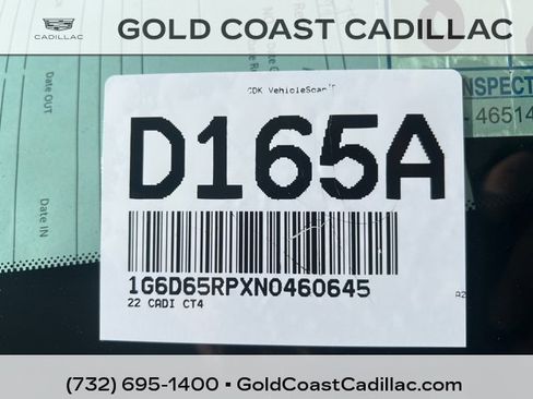 Certified 2022 Cadillac CT4 V Blackwing w/ Technology Package image 25