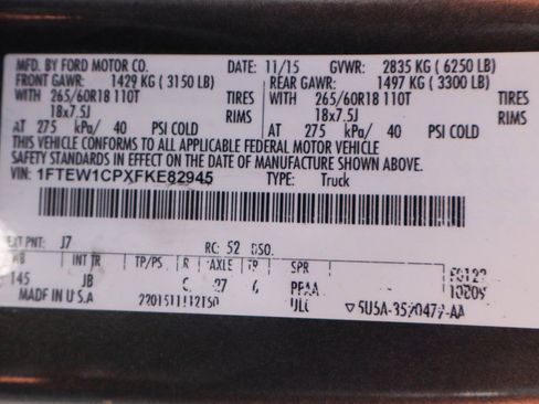 Used 2015 Ford F150 XLT w/ Equipment Group 302A Luxury image 51