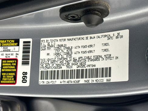 Used 2020 Toyota Tacoma TRD Sport w/ Technology Package AWD/4WD image 33