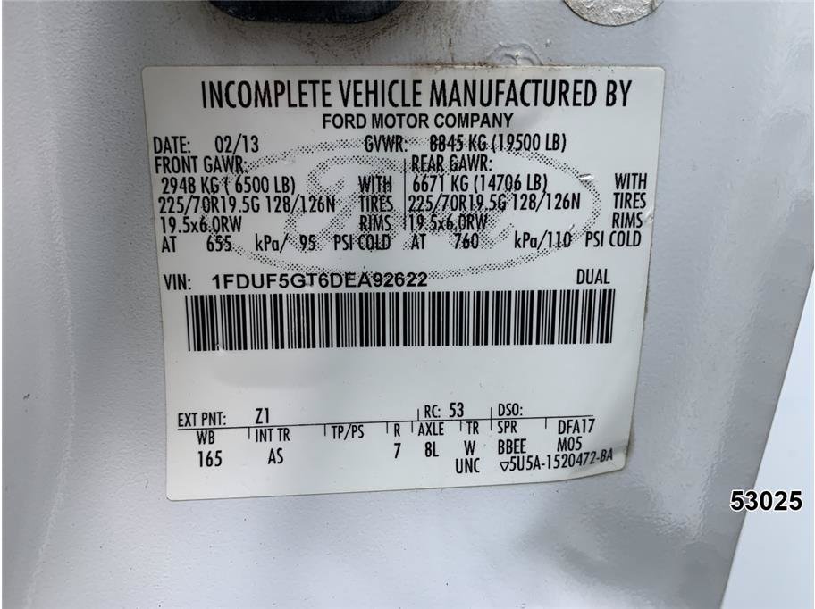 Used 2013 Ford F550 2WD Regular Cab Super Duty w/ Payload Upgrade Pkg image 17