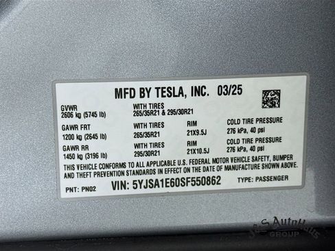 Used 2025 Tesla Model S Plaid image 38