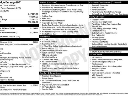 Used 2021 Dodge Durango R/T w/ Blacktop Package image 29