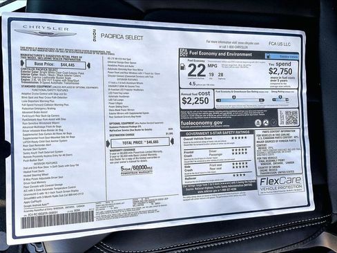 New 2026 Chrysler Pacifica Select image 14