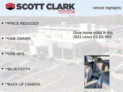 Used 2011 Lexus ES 350 image 8