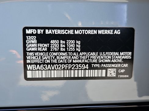 Used 2023 BMW 430i Gran Coupe w/ M Sport Package image 36
