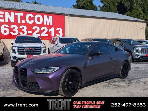 Used 2021 BMW M4 Competition w/ Parking Assistance Package RWD image 1