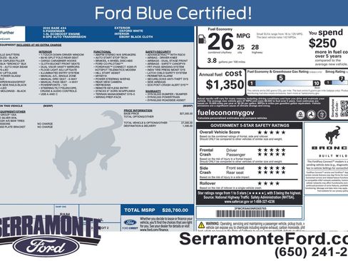 Used 2022 Ford Bronco Sport AWD/4WD image 12