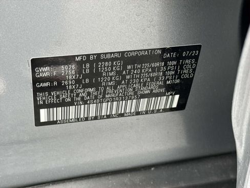 Used 2024 Subaru Outback Touring XT AWD/4WD image 30
