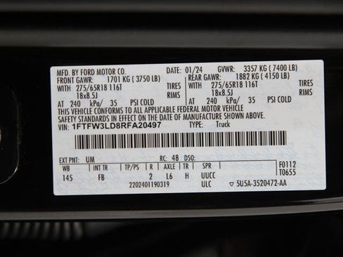 Certified 2024 Ford F150 XLT w/ Equipment Group 302A MID image 13