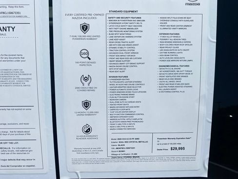 Certified 2025 MAZDA CX-5 AWD 2.5 S w/ Preferred Package image 31