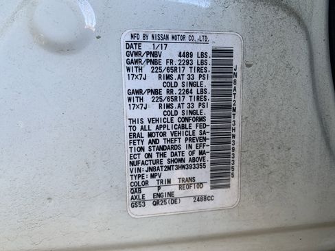 Used 2017 Nissan Rogue SV image 36