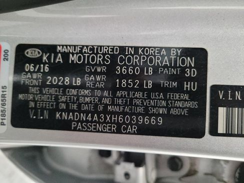 Used 2017 Kia Rio EX w/ Option Group 030 FWD image 33