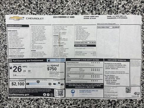 Used 2024 Chevrolet Equinox LT image 52