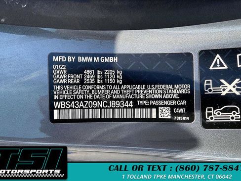 Used 2022 BMW M4 xDrive Competition AWD/4WD image 33