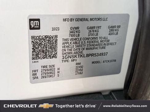 Used 2023 Chevrolet Tahoe High Country w/ Max Trailering Package AWD/4WD image 44