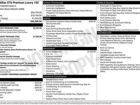 Certified 2023 Cadillac XT6 Premium Luxury w/ Technology Package FWD image 34