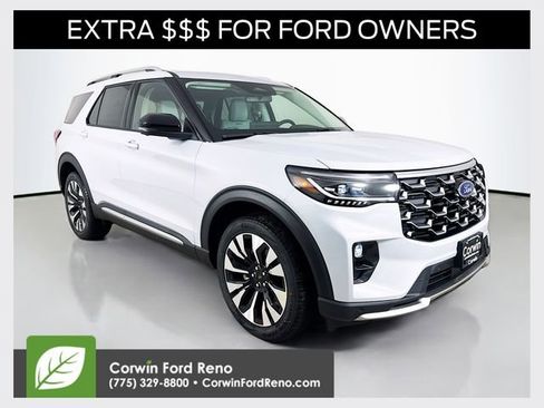 New 2026 Ford Explorer Platinum w/ LUX Leather Package AWD/4WD image 1