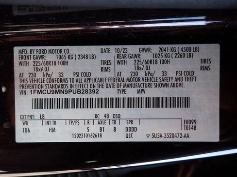 Certified 2023 Ford Escape ST-Line w/ Tech Pack #1 image 21