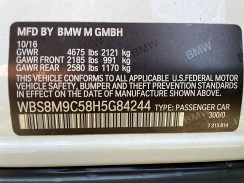 Used 2017 BMW M3 w/ Competition Package RWD image 30
