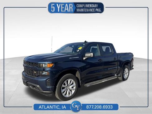 Used 2022 Chevrolet Silverado 1500 Custom w/ Safety Confidence Package AWD/4WD image 1