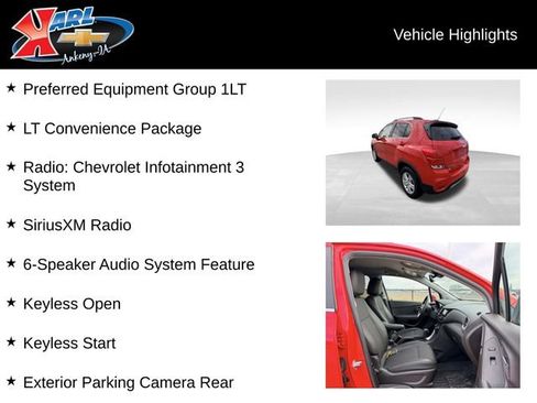 Certified 2020 Chevrolet Trax LT w/ LT Convenience Package image 2