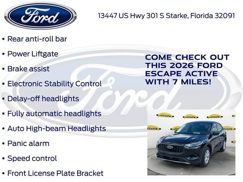 New 2026 Ford Escape Active w/ Tech Pack #1 FWD image 30