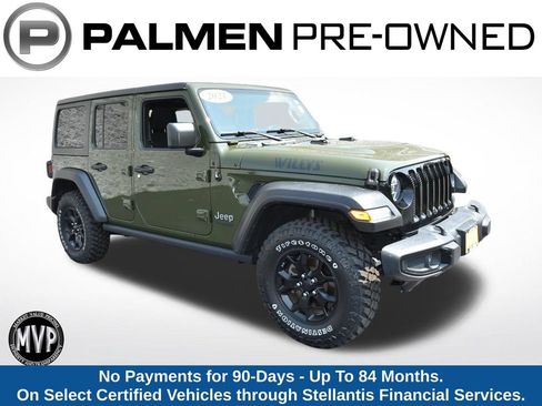 Certified 2021 Jeep Wrangler Unlimited Sport AWD/4WD image 1