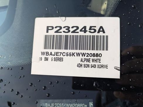 Used 2019 BMW 540i xDrive w/ Convenience Package image 37