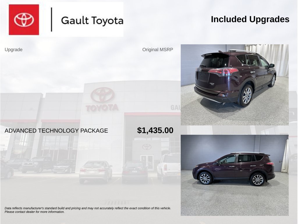 Used 2016 Toyota RAV4 Limited w/ Advanced Technology Package AWD/4WD image 4
