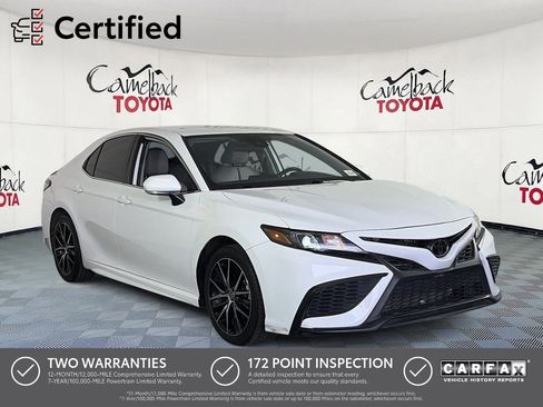 Used 2022 Toyota Camry SE FWD image 1