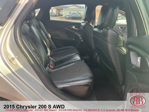 Used 2015 Chrysler 200 S w/ Navigation & Sound Group I AWD/4WD image 12