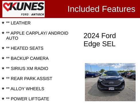Used 2024 Ford Edge SEL AWD/4WD image 3